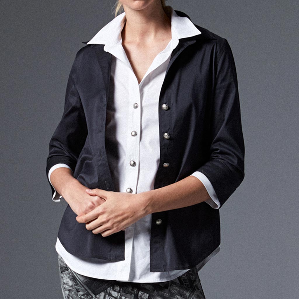 Nancy Lord Stretch Cotton Shirt